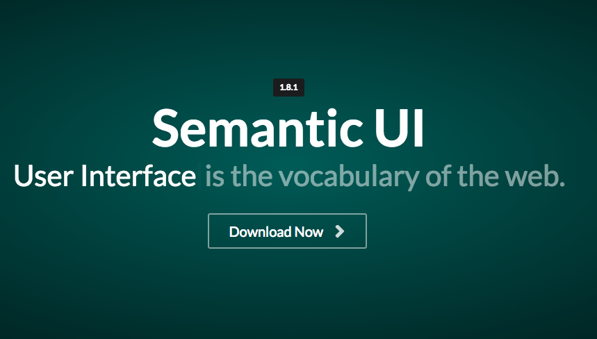 le framework Semantic UI